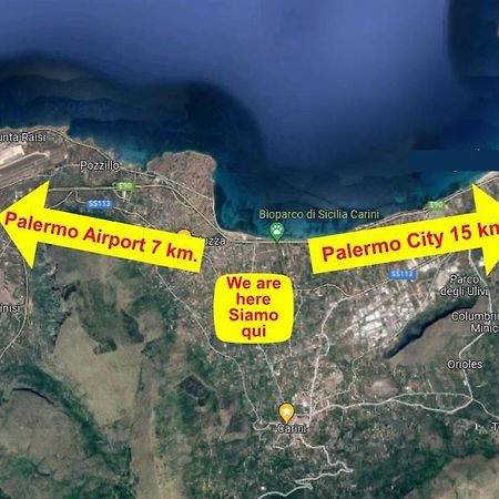 Airport Home & Bringo Car Rental Carini Bagian luar foto